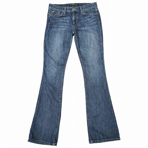 Joe's Jeans Women's 27 The Rocker Fit Burke Wash Flare Denim Jeans - Picture 1 of 16